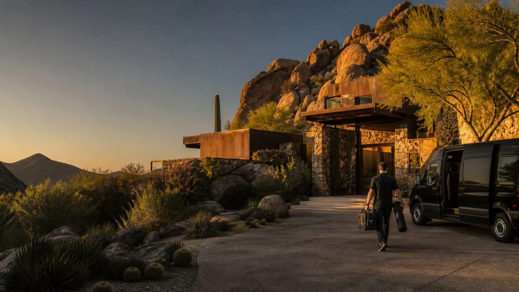 Prodigal Son Plumbing serving a luxury home in Carefree & Cave Creek, Arizona