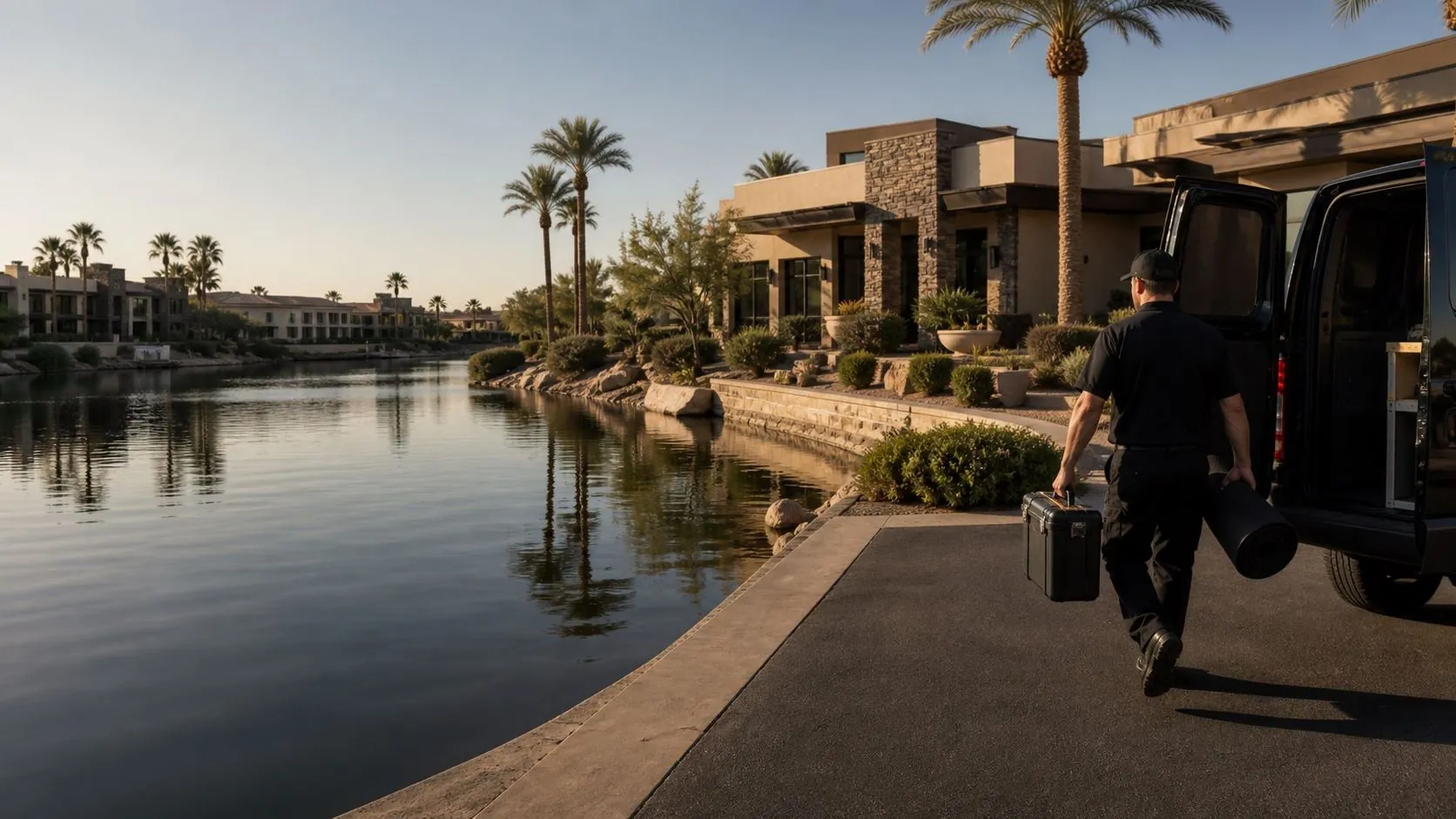 Prodigal Son Plumbing serving a luxury home in Chandler & Ocotillo, Arizona